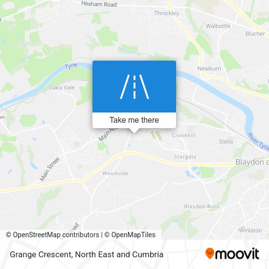 Grange Crescent map