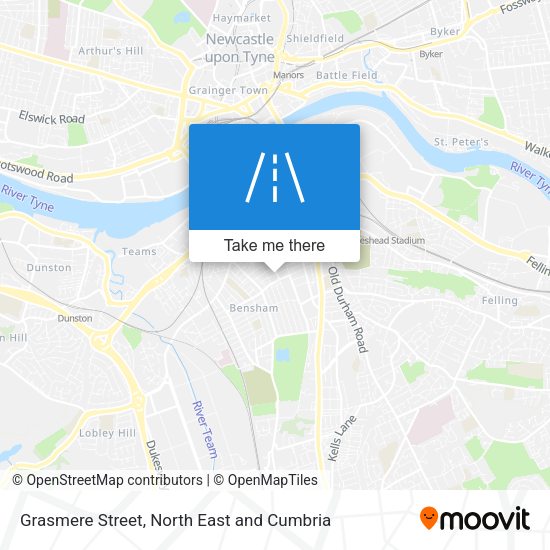 Grasmere Street map