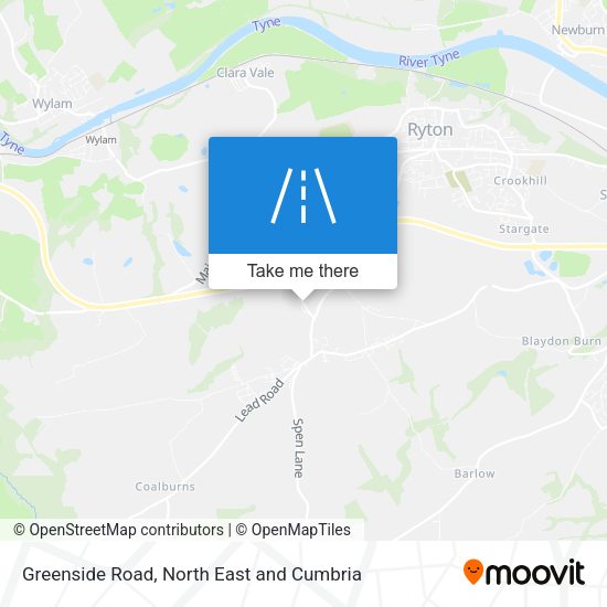 Greenside Road map
