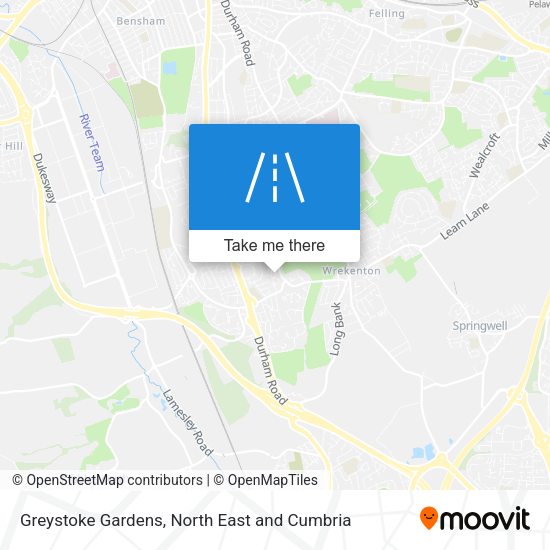 Greystoke Gardens map