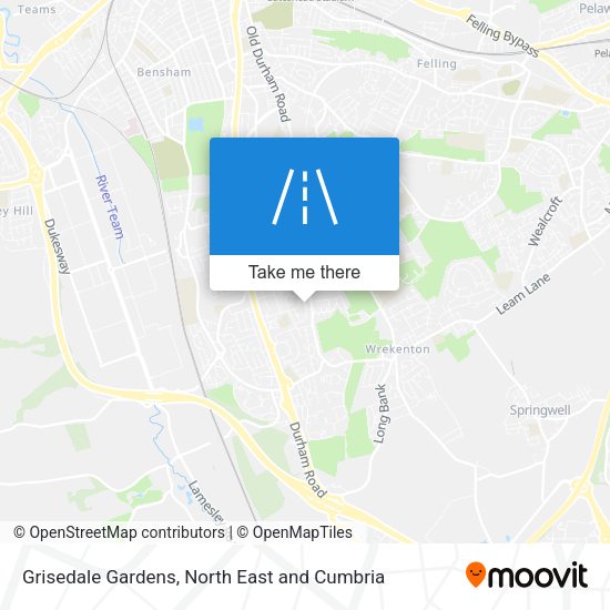 Grisedale Gardens map