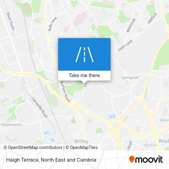 Haigh Terrace map
