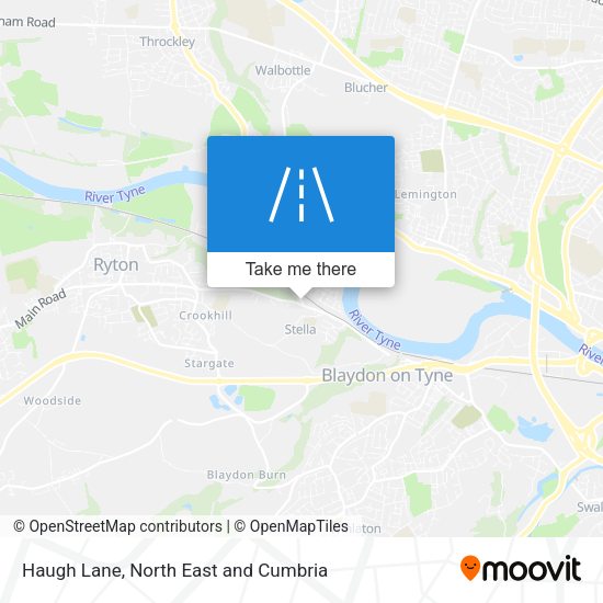 Haugh Lane map