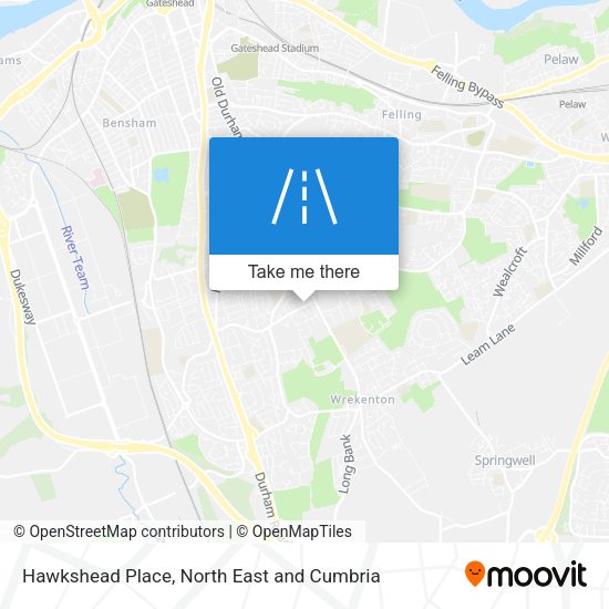 Hawkshead Place map