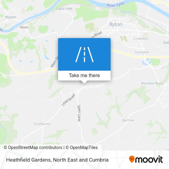 Heathfield Gardens map