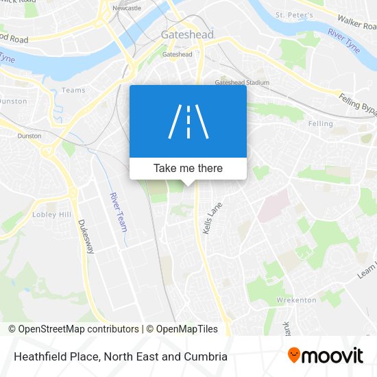 Heathfield Place map
