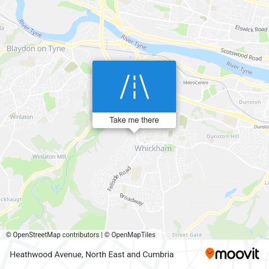 Heathwood Avenue map