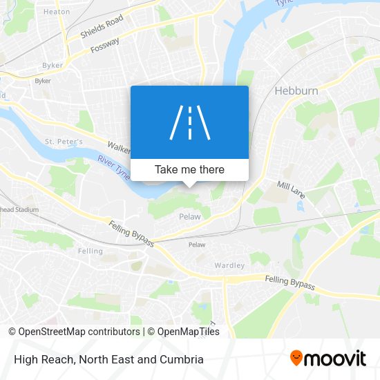 High Reach map