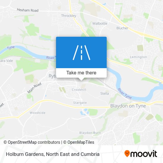 Holburn Gardens map