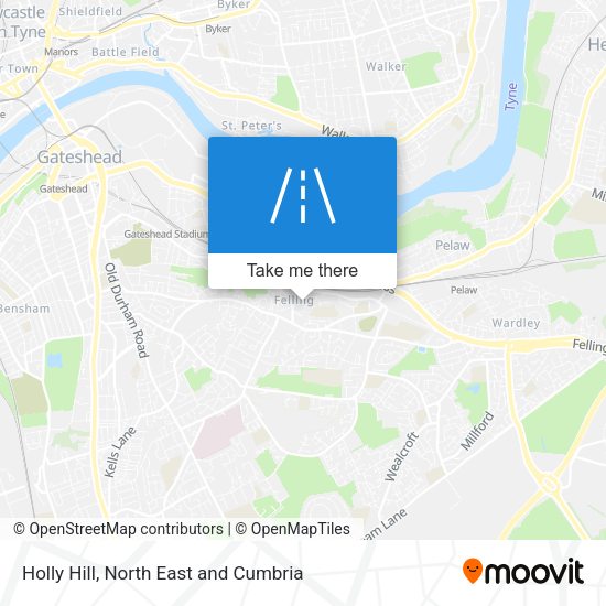 Holly Hill map