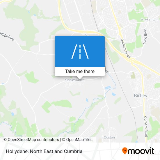 Hollydene map