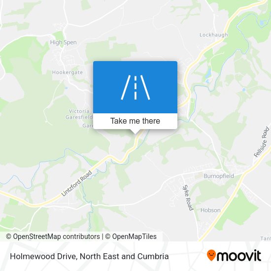 Holmewood Drive map