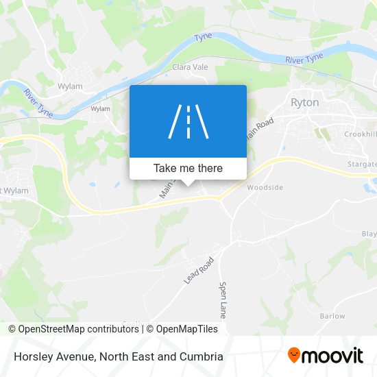 Horsley Avenue map