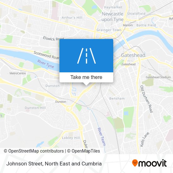 Johnson Street map
