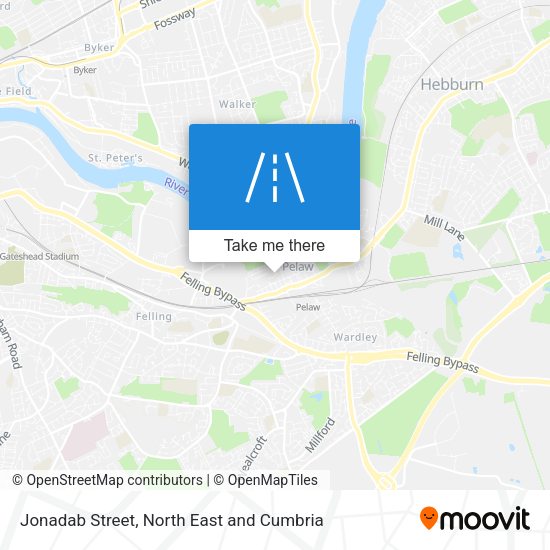 Jonadab Street map