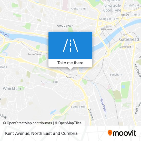 Kent Avenue map