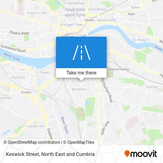Keswick Street map