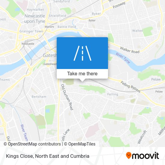 Kings Close map