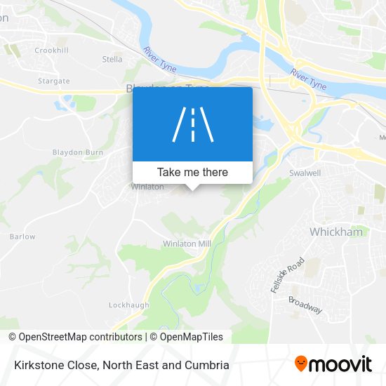Kirkstone Close map