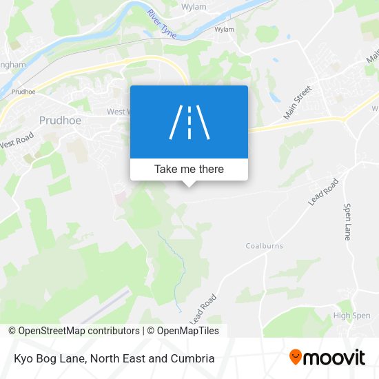 Kyo Bog Lane map