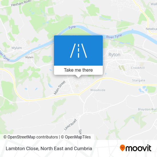 Lambton Close map