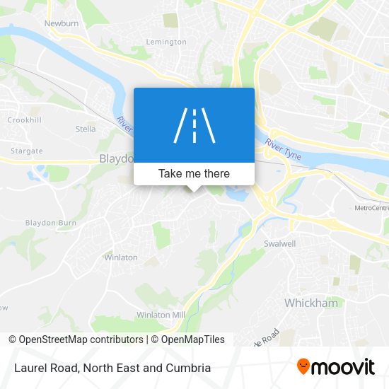 Laurel Road map
