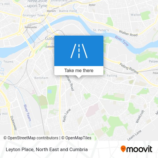 Leyton Place map