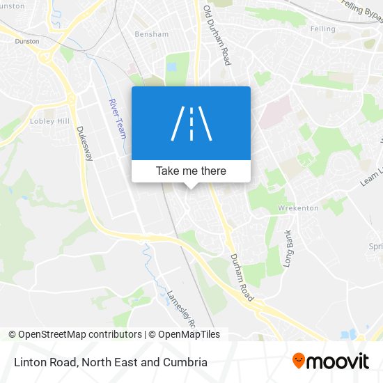 Linton Road map