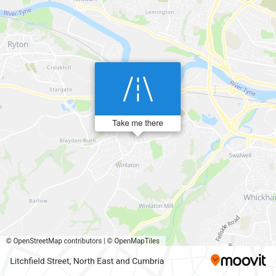 Litchfield Street map