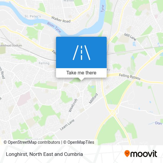 Longhirst map