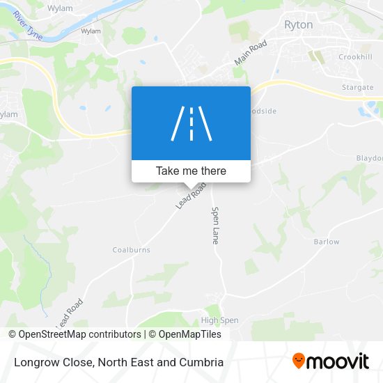 Longrow Close map