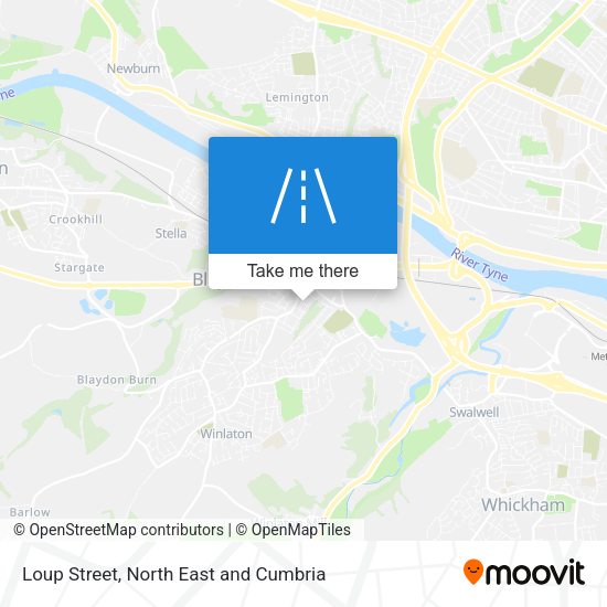 Loup Street map