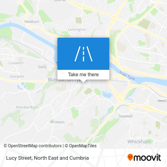 Lucy Street map