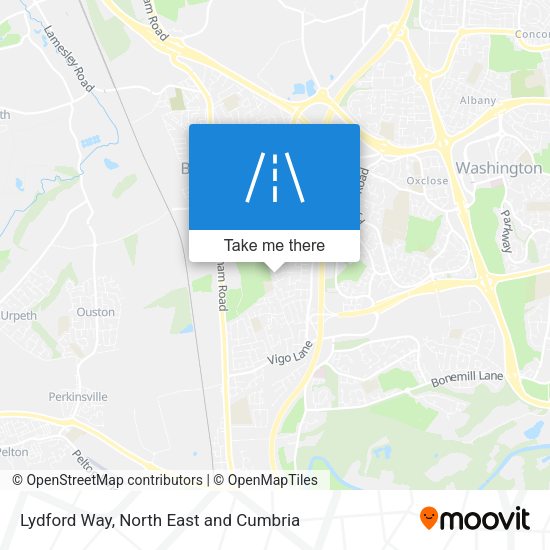 Lydford Way map