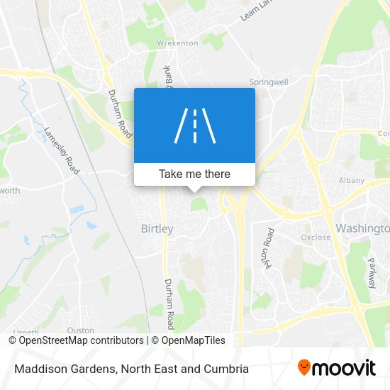Maddison Gardens map