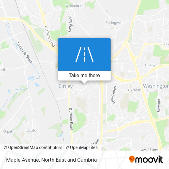 Maple Avenue map