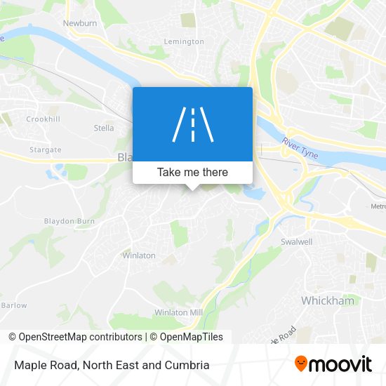 Maple Road map