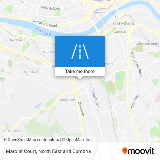 Marblet Court map