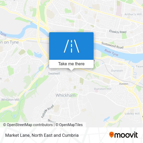 Market Lane map
