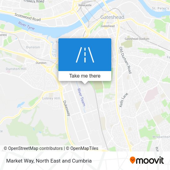 Market Way map