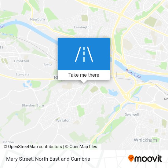 Mary Street map