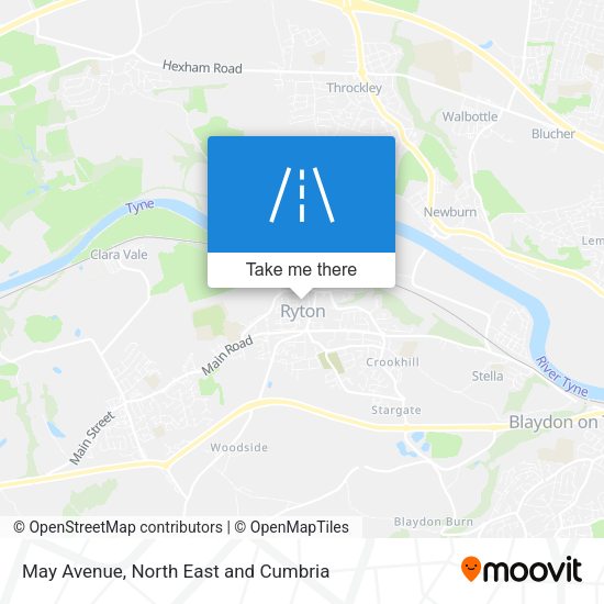 May Avenue map