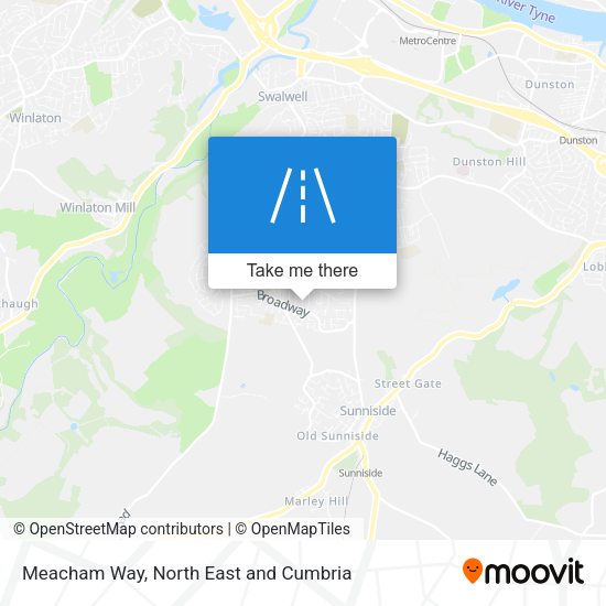 Meacham Way map