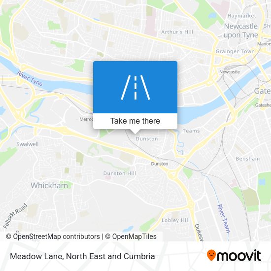 Meadow Lane map