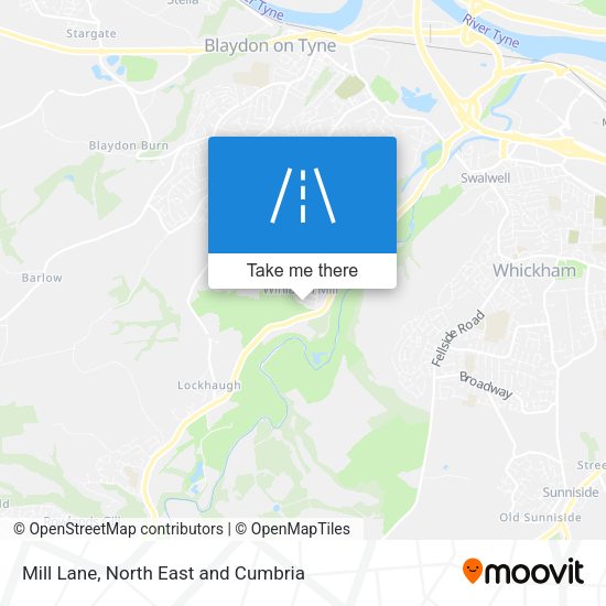 Mill Lane map