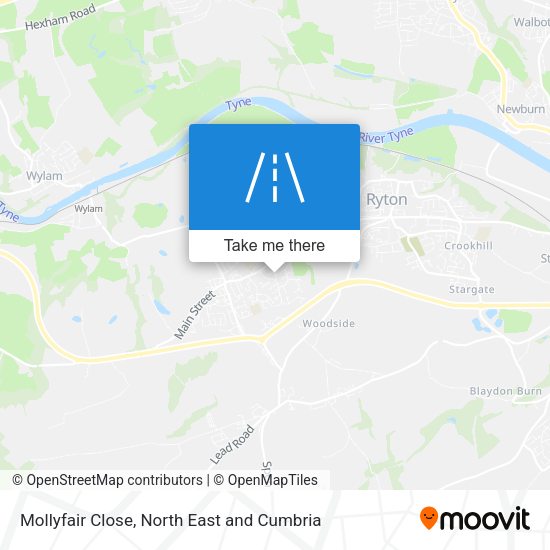 Mollyfair Close map