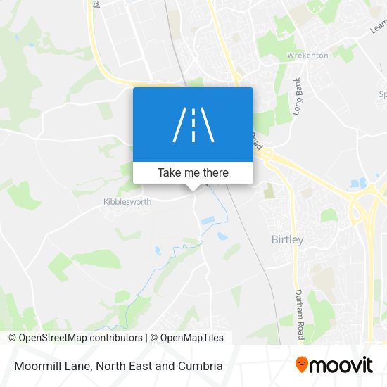 Moormill Lane map