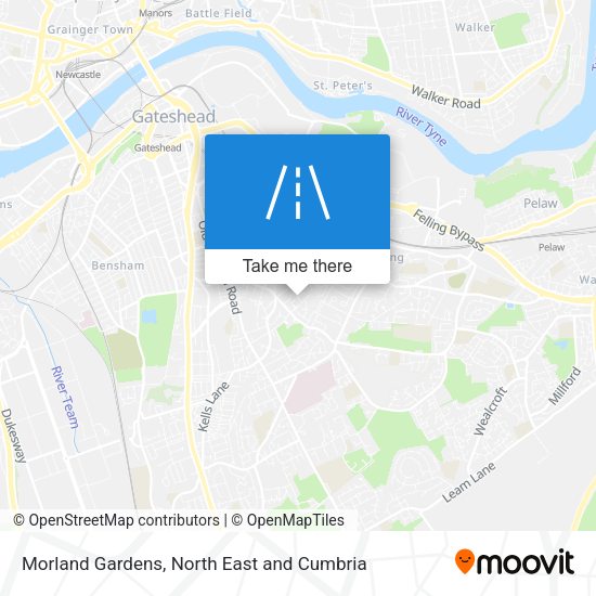 Morland Gardens map