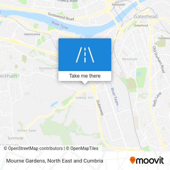 Mourne Gardens map