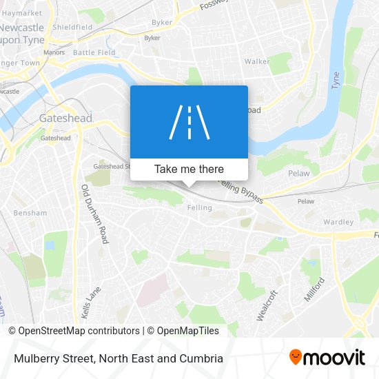 Mulberry Street map